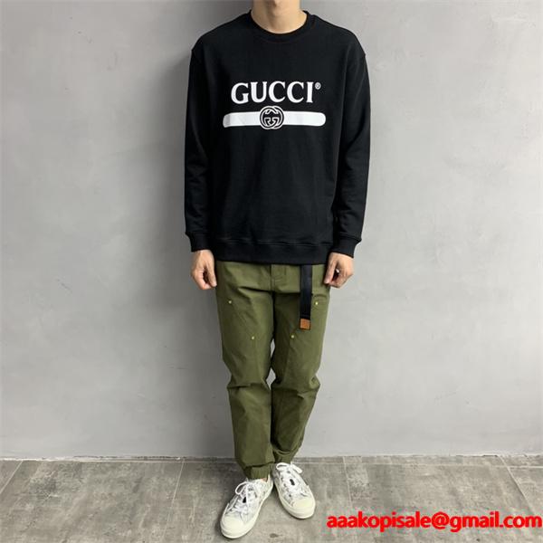 モノクロロゴ ホワイト グッチ GUCCI スーパーコピー パーカー ユニセックス ミニマル 2025秋冬コーデ