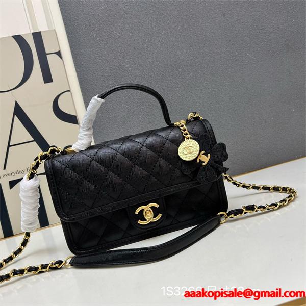 CHANEL クラシック菱格 フラワーアクセサリー シャネル ショルダーバッグ 偽物 レディース フェミニン