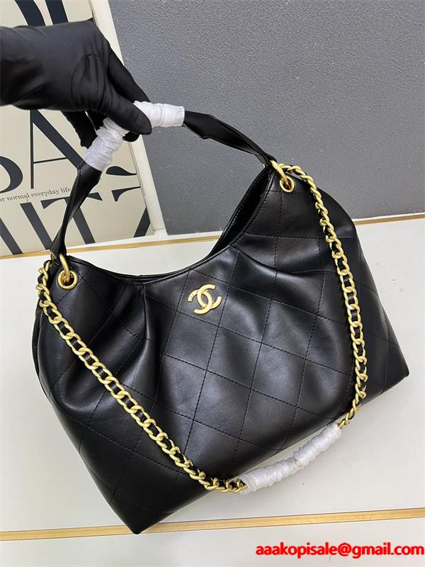 ブラックスエード 菱格チェーン CHANEL シャネル ショルダーバッグ 偽物 1S3268 レディース ヴィンテージ