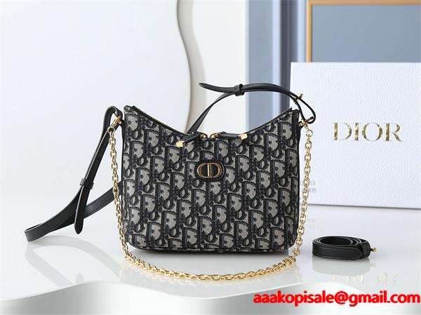  ダイオール老花 ゴールドチェーン ディオール DIOR アンダーアームバッグ 偽物 レディース エレガント