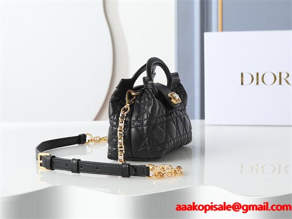 ディオール DIOR  ピンク菱格 パールロゴ ハンドバッグ スーパーコピー レディース フェミニン