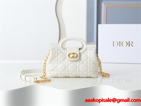 ディオール DIOR  ピンク菱格 パールロゴ ハンドバッグ スーパーコピー レディース フェミニン