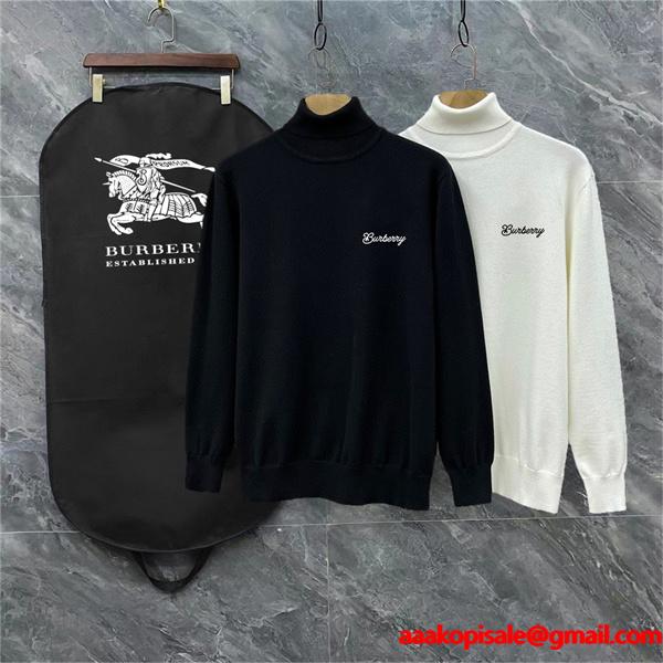 ハイネックロゴ 2025秋冬コーデ バーバリー BURBERRY スーパーコピーセーター ユニセックス クラシック