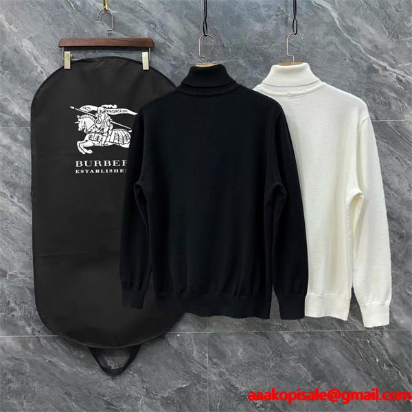 ハイネックロゴ 2025秋冬コーデ バーバリー BURBERRY スーパーコピーセーター ユニセックス クラシック