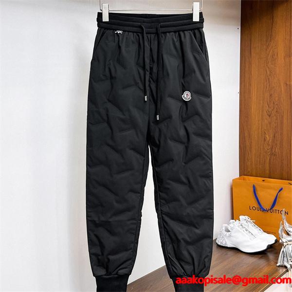 ブラックダッフル 抽繩ロゴ モンクレール MONCLER スーパーコピーパンツ ユニセックス トレンディ 2025秋冬