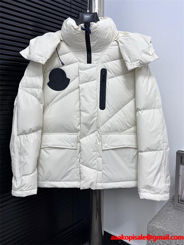 ダークグレー アウトドア ダウン MONCLER 多ポケット 秋冬厳寒対策 モンクレール コピージャケット アクティブ
