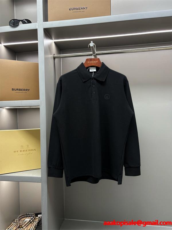 BURBERRY コピー 2025秋冬 メンズ ポロシャツ ホワイト シンプル＆スタイリッシュ