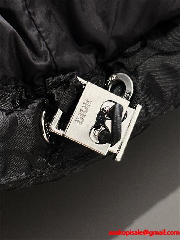 ライトグレー 老花 立领 ダウンジャケット 2025秋冬保温 ディオール DIOR コピーアウター 高機能