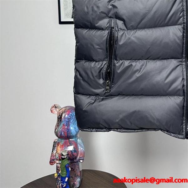 グレー 光沢 ダウンベスト ポロラルフローレン POLO RALPH LAUREN コピー 秋冬トレンディ 高品質