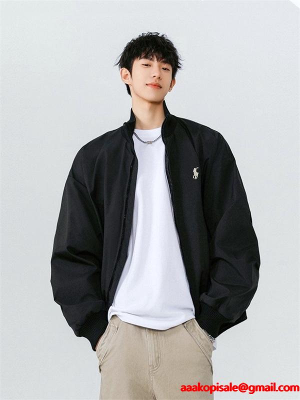 POLO RALPH LAUREN 偽物 秋冬日常多色 定番 ネイビー × ブラック