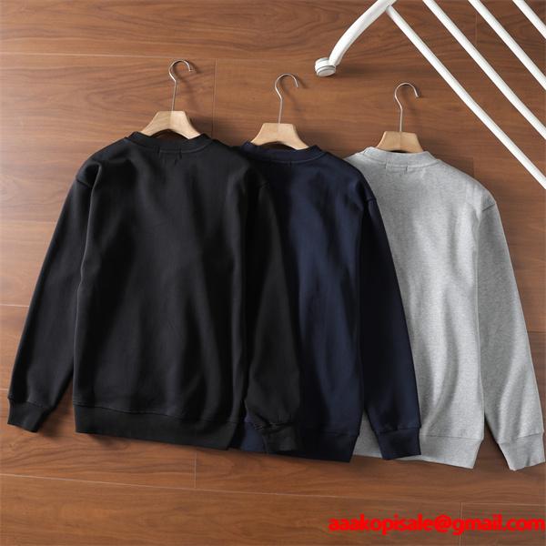ブラック × ネイビー × グレー 円领 スウェット ポロラルフローレン POLO RALPH LAUREN 偽物 秋冬日常 シンプル ユニセックス