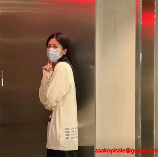 ベージュ グラフィティ 猿人头 長袖 T シャツ ベイプ BAPE コピー 秋冬ストリートトレンディ