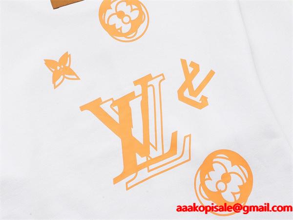 Louis Vuitton ルイ・ヴィトン 激安 ユニセックス ロンT スウェット 長袖 モノグラム ロゴプリント 秋冬 カップルコーデ 新作