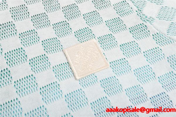 LOUIS VUITTON 路易威登 2025秋冬新作 激安 棋盤格渐变ジャカード クルーネック ニット