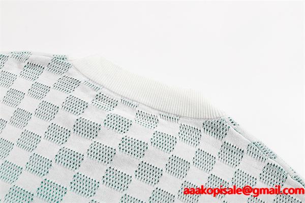 LOUIS VUITTON 路易威登 2025秋冬新作 激安 棋盤格渐变ジャカード クルーネック ニット