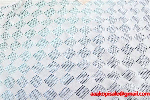 LOUIS VUITTON 路易威登 2025秋冬新作 激安 棋盤格渐变ジャカード クルーネック ニット