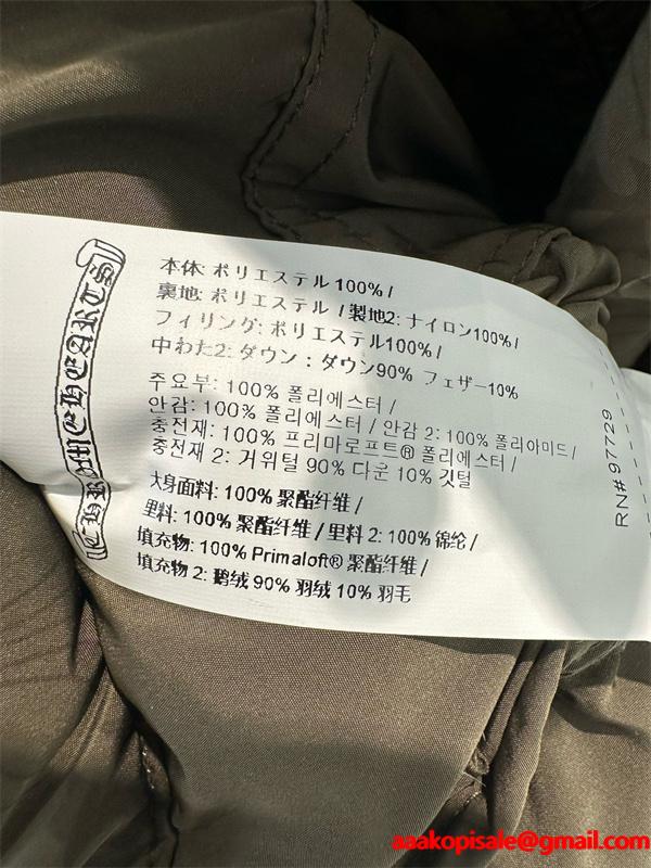 ❤超人気❤2025クロムハーツダウンジャケットスーパーコピーＮ級品男女OK新作CHROME HEARTS