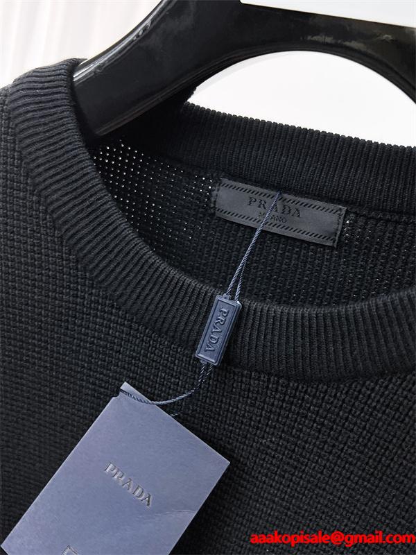 プラダセーターコピー❤PRADA❤2025❤人気アイテムお洒落メンズファッション秋冬