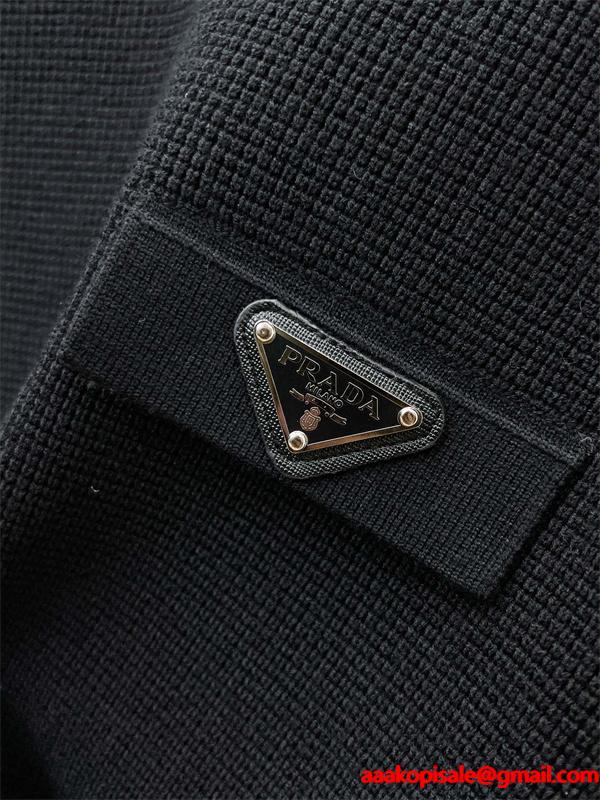 プラダセーターコピー❤PRADA❤2025❤人気アイテムお洒落メンズファッション秋冬