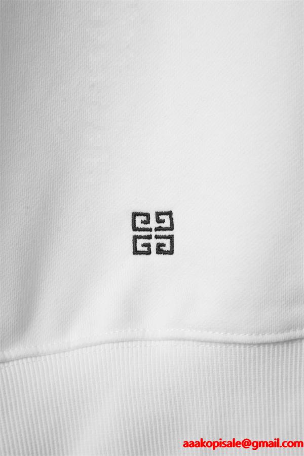  ジバンシー GIVENCHY コピー 2025秋冬必須アイテム 注目 ブラック アーチ型ロゴ パーカー 