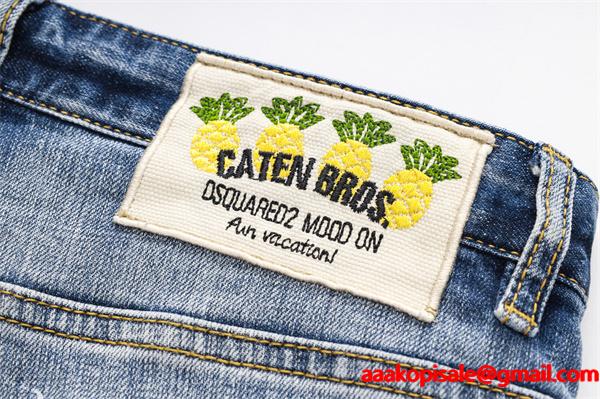 Dsquared2 激安 クラッシュデニム メンズ ジーンズ ダメージ加工 ヴィンテージ風 ストレッチ スリム カジュアルパンツ
