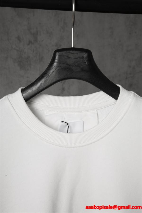  GIVENCHY コピー 秋冬ミニマル 洗練された 万能 ブラック ホワイトロゴ パーカー ジバンシー