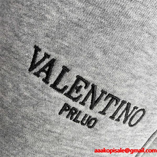 2025秋冬必須 日常的 人気 ブラック 小ロゴ スウェットパンツ ヴァレンティーノ Valentino コピー 