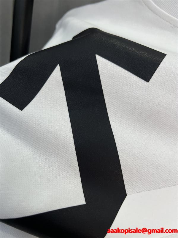 着回し抜群 ブラック オフホワイト セーター Off-White コピー 2025秋冬定番ベーシック 数量限定 大ロゴプリント