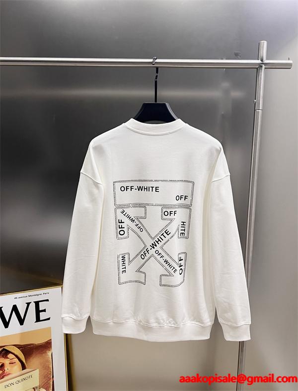 2025秋冬アートコラボモデル 最新コレクション プリント ホワイト Off-White オフホワイト スーパーコピー パーカー