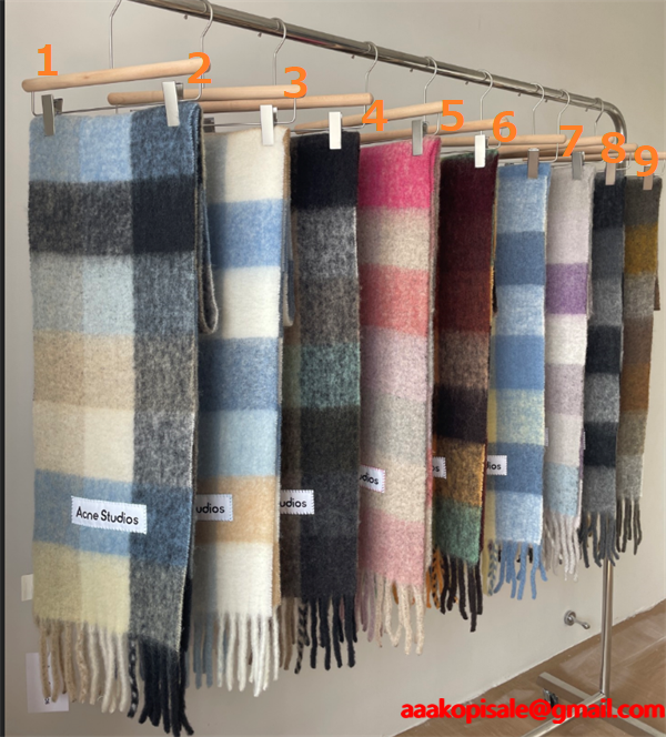 9色☆☆2025上品❤ACNE STUDIOS マフラースーパーコピーアークスタジオ新作コレクション秋冬流行