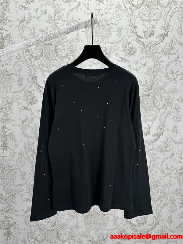 ☆Acne Studios 1996☆ロゴアークスタジオ長袖ｔシャツコピー☆2025人気秋冬流行り新作