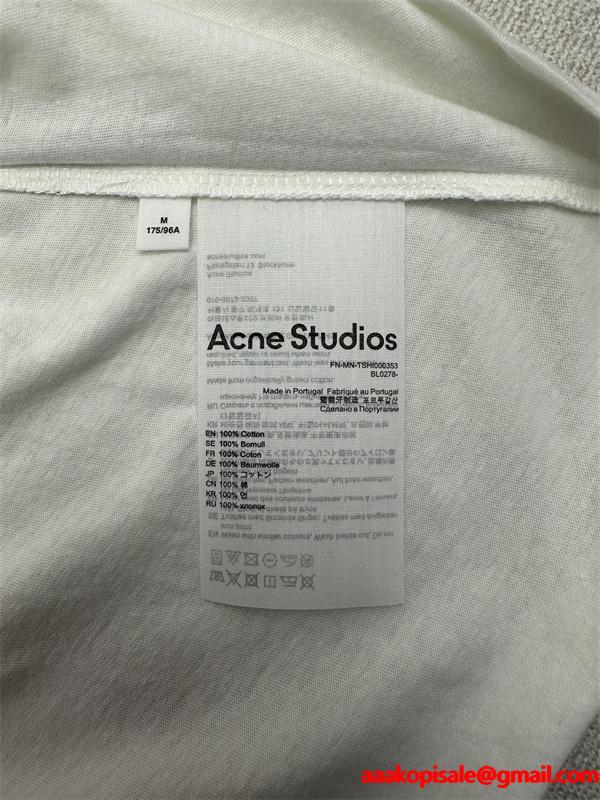 ☆Acne Studios 1996☆ロゴアークスタジオ長袖ｔシャツコピー☆2025人気秋冬流行り新作
