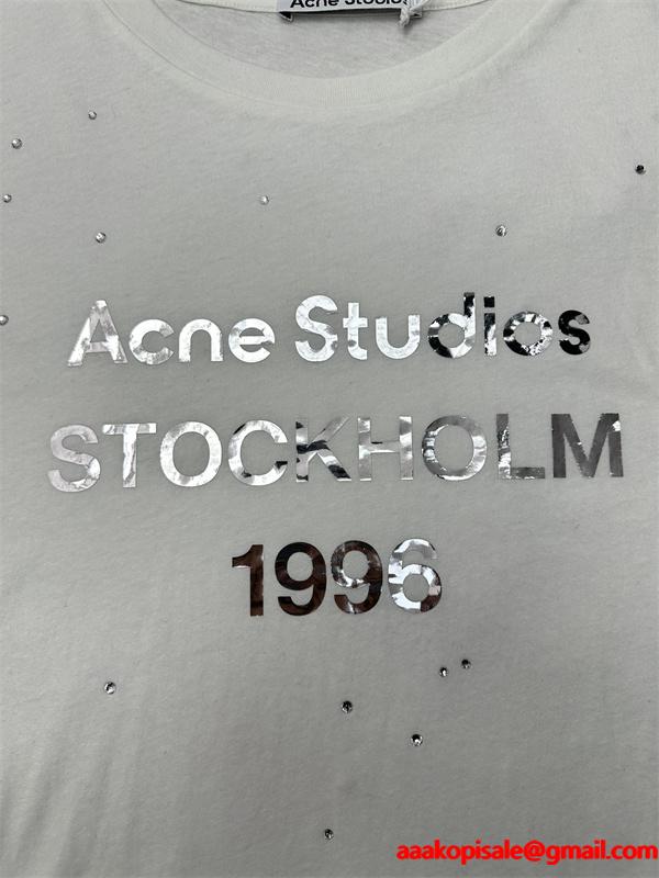 ☆Acne Studios 1996☆ロゴアークスタジオ長袖ｔシャツコピー☆2025人気秋冬流行り新作
