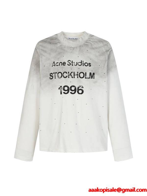 3色❤Acne 長袖ｔシャツコピー☆アークスタジオ激安通販2025秋冬新作個性的男女OK