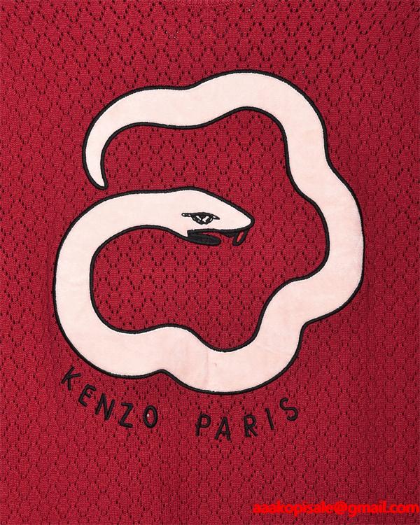 レッド 蛇×花柄アイコンブランドプリント セーター ケンゾー KENZO コピー 秋冬 着心地抜群 注目