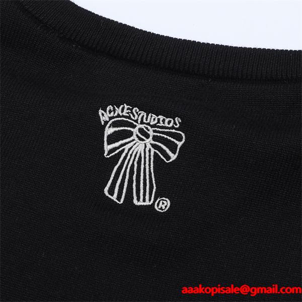 ブラック ストゥディオズ シンプルフィット パーカー Acne Studios スーパーコピー 秋冬万能なミニマル 万能