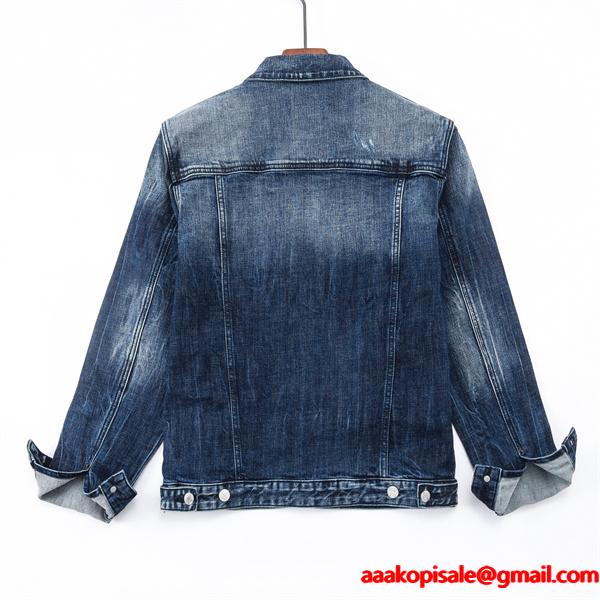 Dsquared2 激安 デニムジャケット メンズ Gジャン ヴィンテージ加工 ストレッチ カジュアル アウター