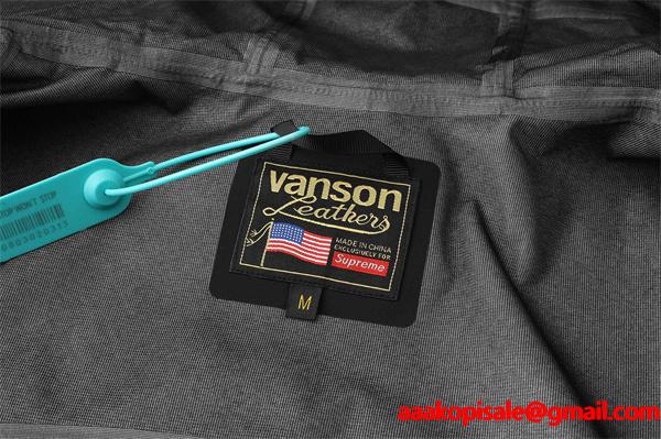 Supreme × Vanson 激安 FW25 GORE-TEX シェルジャケット メンズ 防水 刺繍ロゴ バイカー仕様 アウター  （关键
