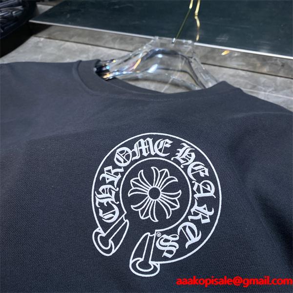 ダークグレー 洗練 スウェット 入手困難 秋冬希少アイテム クロムハーツ スーパーコピー Chrome Hearts パーカー