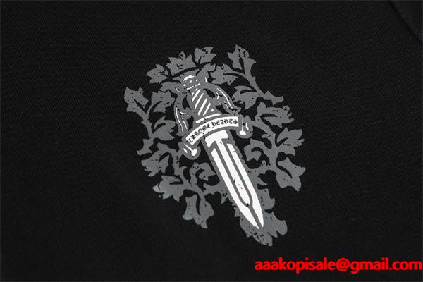  クロムハーツ コピー Chrome Hearts パーカー 数量限定  ホワイト × ブルー  バックロゴ 高級感溢れる 2025秋冬コーデ