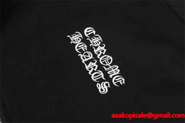 レア ホワイト × マルチカラーロゴ カラフル刺繍 着心地最高 2025秋冬定番 クロムハーツ コピー Chrome Hearts パーカー