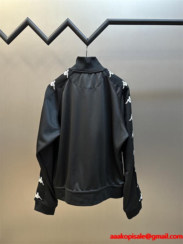 Acne X Kappa❤アークスタジオジャケットコピー2025新作秋冬おしゃれ個性的黒色