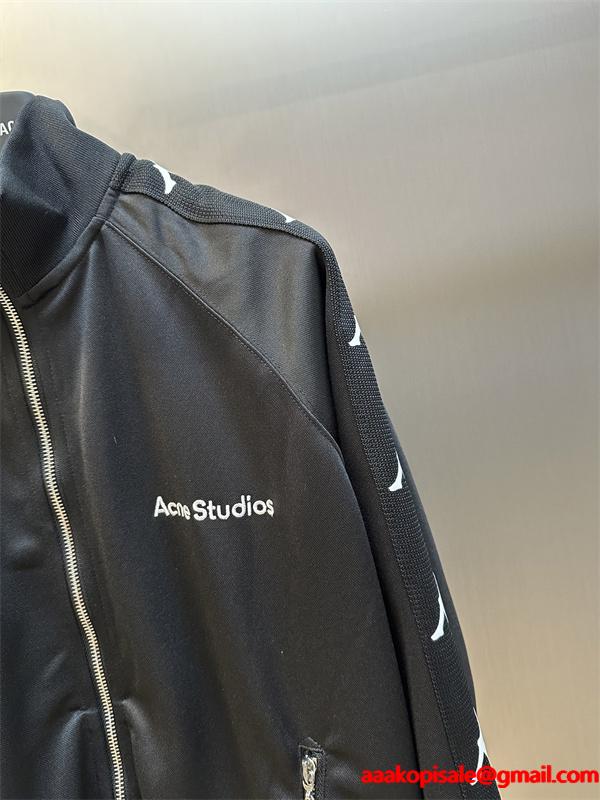 Acne X Kappa❤アークスタジオジャケットコピー2025新作秋冬おしゃれ個性的黒色