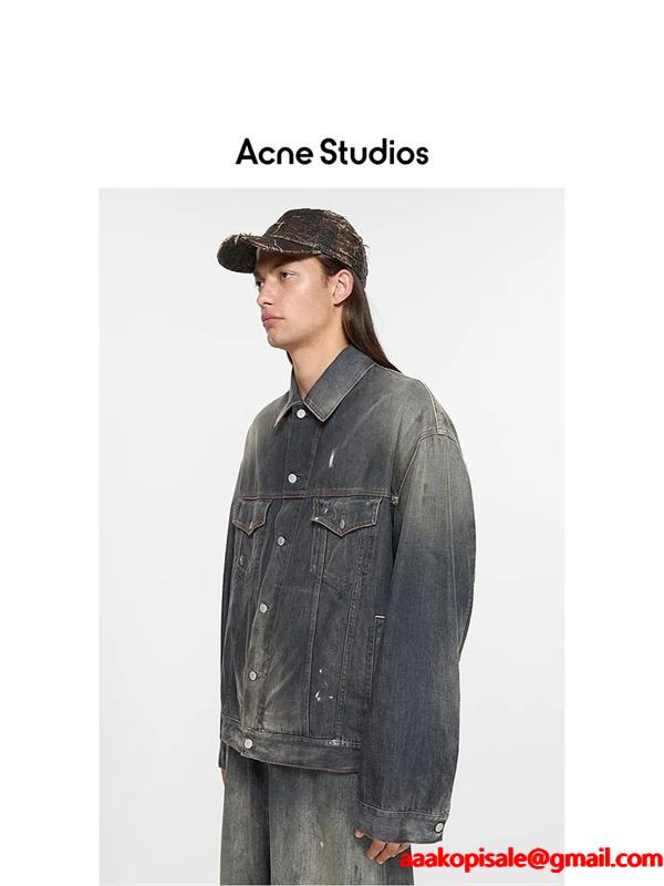 Acne Studios 2025ss ❤アークスタジAcne デニムジャケットコピー2025秋冬男女OK