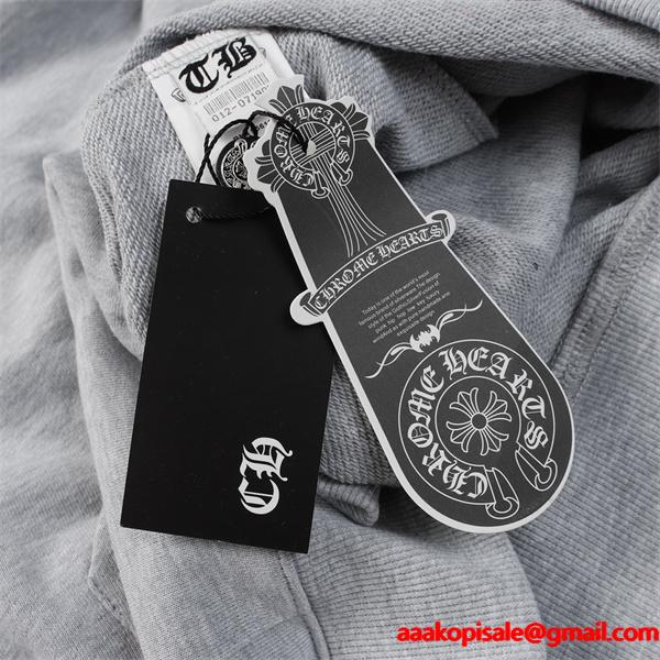 最安値 グレー アクセント 保温仕様 2025秋冬必須 クロムハーツ スーパーコピー Chrome Hearts パーカー