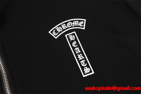 上質感 ブラック 注目の新作アイテム 洗練ミニマル 冬支度 2025秋冬コーデ クロムハーツ コピー Chrome Hearts パーカー