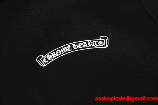  クロムハーツ コピー Chrome Hearts パーカー 本格仕様 ホワイト プレミアム品質 プリント 大人モード 2025秋冬準備