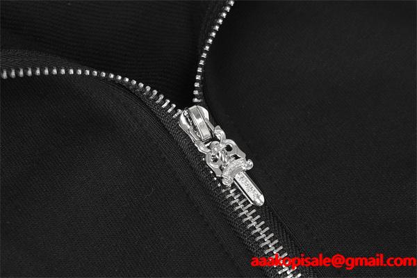 クロムハーツ コピー Chrome Hearts パーカー 売れ筋必至 お洒落ホワイト スリーブデザイン 新着注目