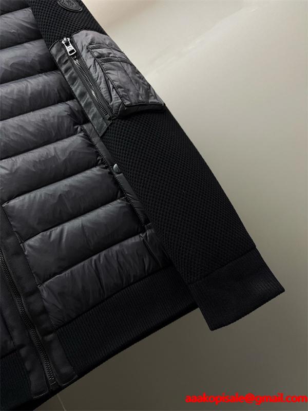 オールブラック 立体スリーブ 切替モード系 冬の注目新作 MONCLER モンクレール スーパーコピー ダウンパーカー