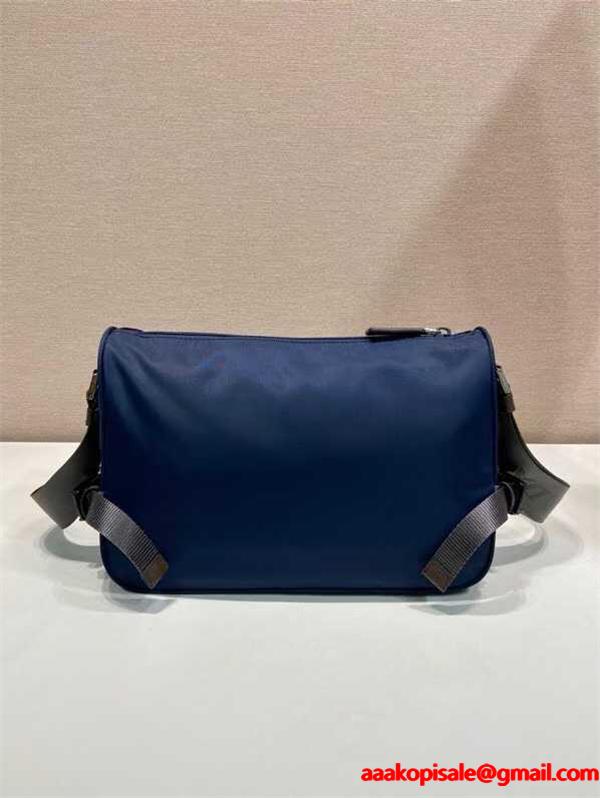 PRADA 激安 メッセンジャーバッグ 2VH192 Re-Nylon ショルダー メンズ レディース 大容量 斜め掛けバッグ